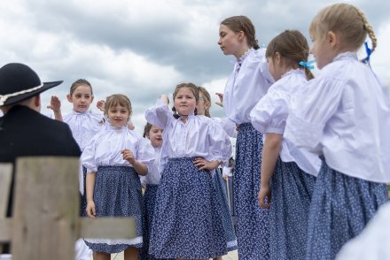 Wiślański Wygón Łowiec - występ Zespołu Regionalnego "Mała Wisła"